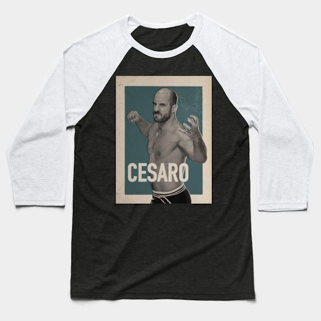 Cesaro Vintage Baseball T-Shirt by nasib